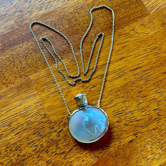 Nina Ricci Jewelry - Nina Ricci Lalique Perfume Bottle Necklace